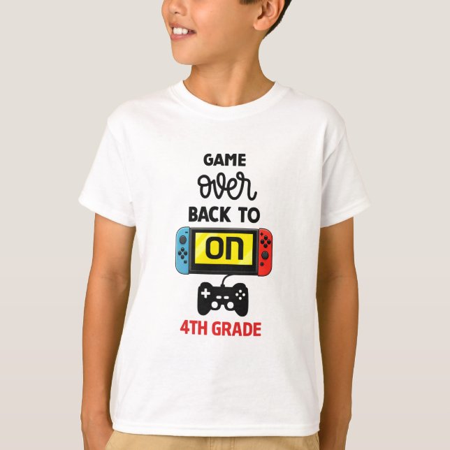 Back to School Boys First Day Tee (Front)