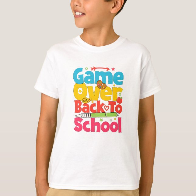 Back to School Boys First Day Tee (Front)
