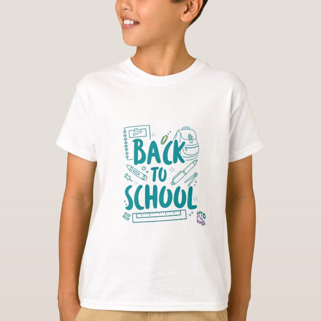 Back to School Boys First Day Tee (Front)