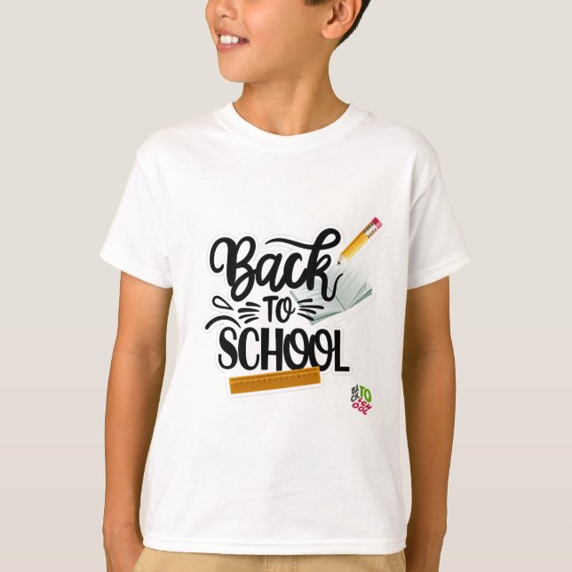 Back to School Boys First Day Tee (Front)