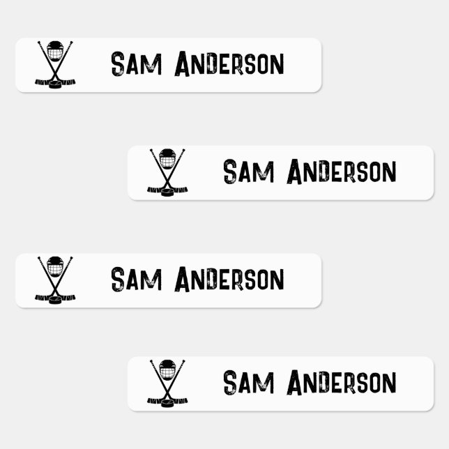 Back to School Boys Ice Hockey Kids Name (Group)