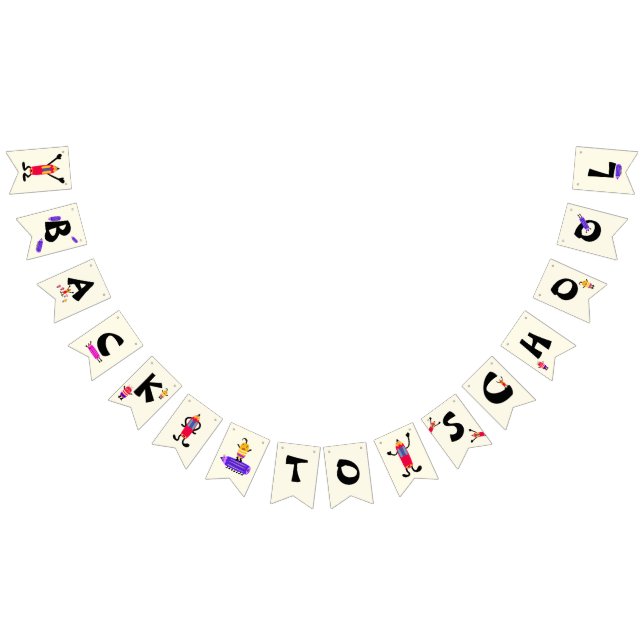 Back to school  bunting flags (All)
