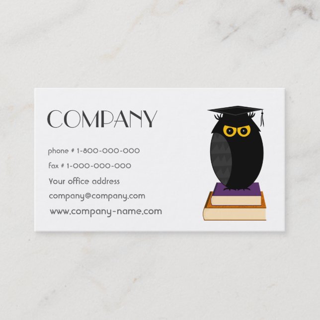 Back to School Business Card (Front)