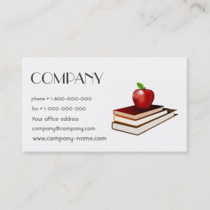 Back to School Business Card