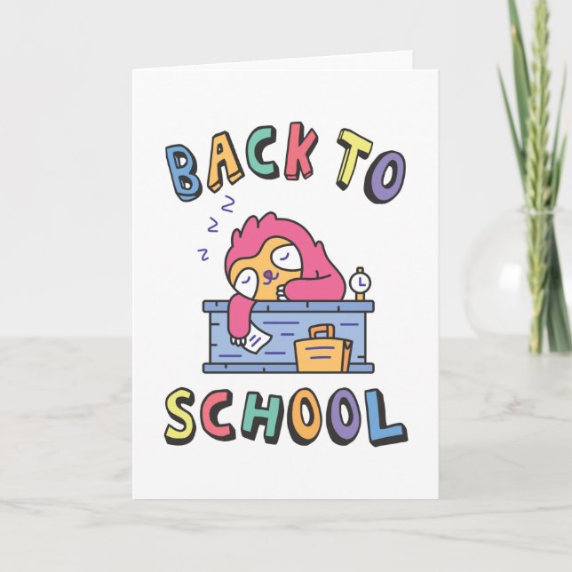 Back to school card (Front)