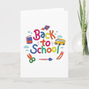 Back to school card