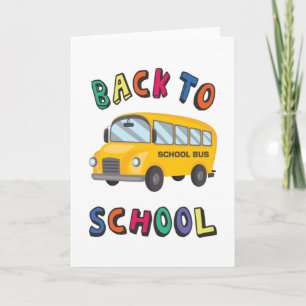 Back to school card