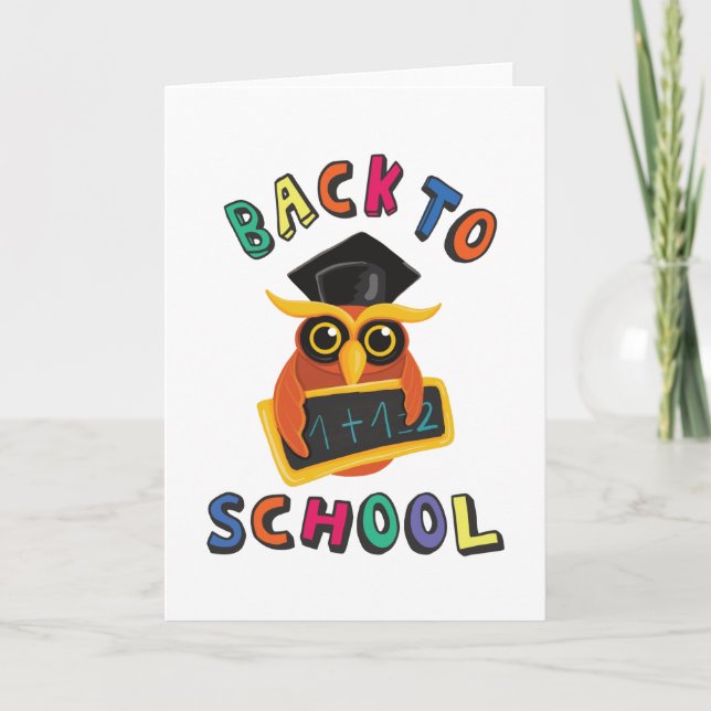 Back to school card (Front)