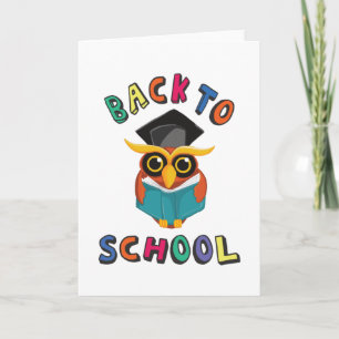 Back to school card