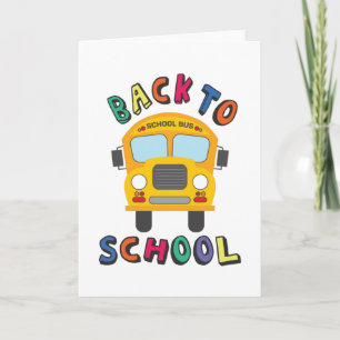 Back to school card
