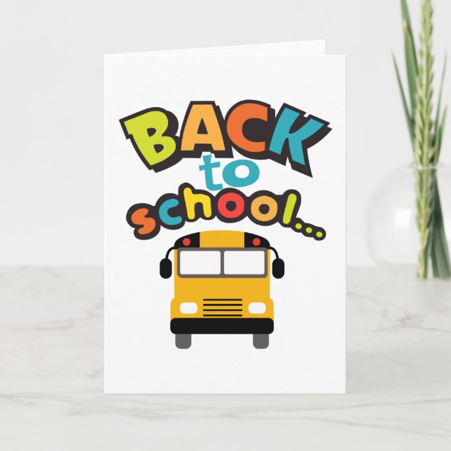 Back to School Card (Front)
