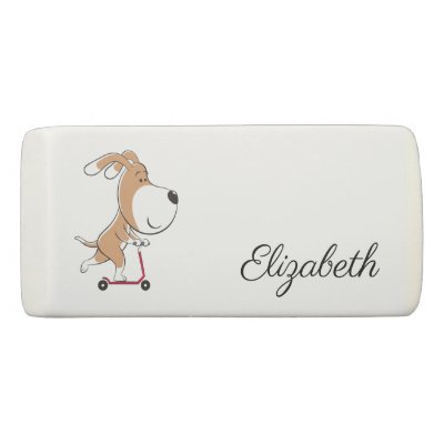 Back to School Cartoon Dog Puppy Kick Scooter