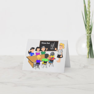 Back to school Children Holiday Card