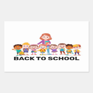 Back to School Children Sticker