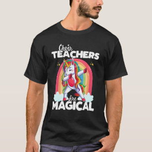 Back To School Choir Teacher Squad Unicorn Magical T-Shirt
