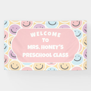 Back to School Classroom Decor Teacher Retro Banner
