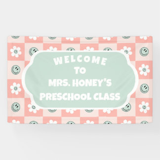 Back to School Classroom Decor Teacher Retro Banner