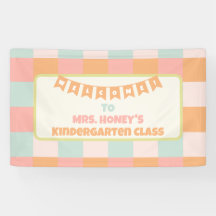 Back to School Classroom Teacher Groovy Retro
