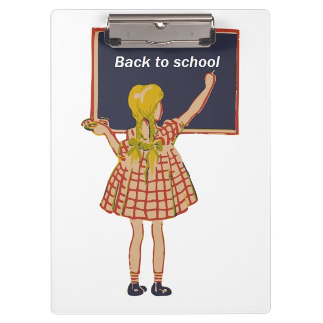 BACK TO SCHOOL CLIPBOARD (Front)