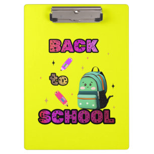 Back to school clipboard