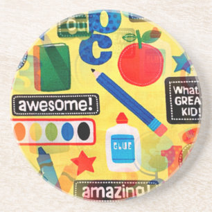 back to school coaster