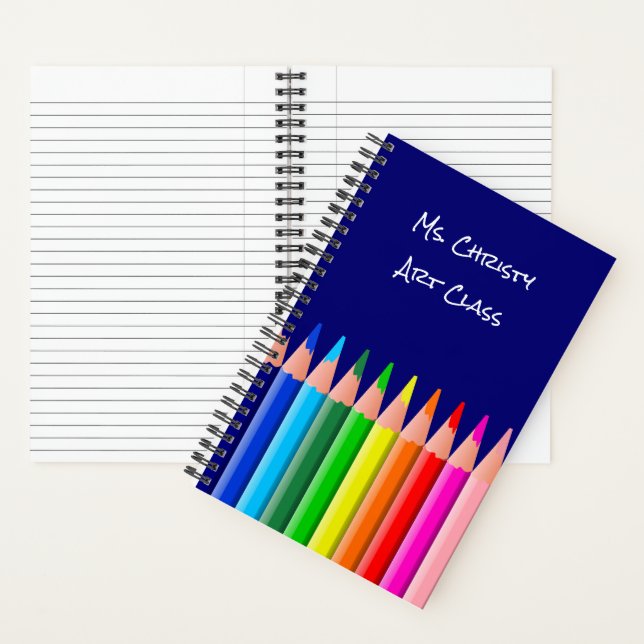 Back to School Coloured Pencils Notebook (Inside)