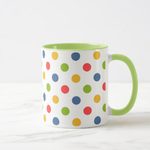 "Back To School" Colourful Dots Mug