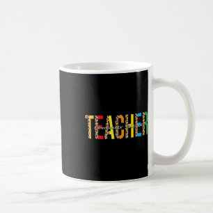 Back To School Computer Science Teacher Leopard Ad Coffee Mug
