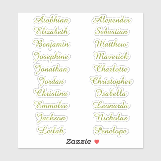 Back to School Custom Multiple Name Stickers (Sheet)