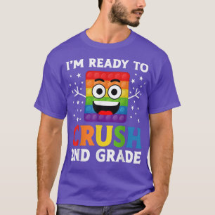 Back To School Cute 2nd Grade Class Pop It Girls B T-Shirt