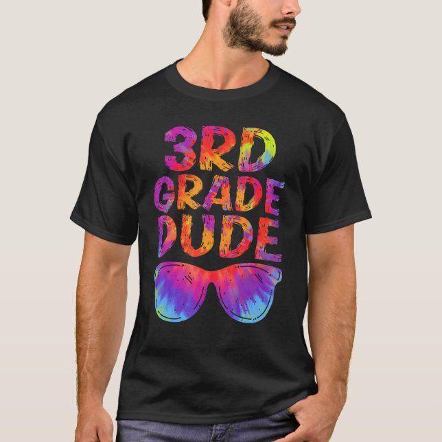 Back To School Cute 3rd Grade Dude Student First D T-Shirt (Front)