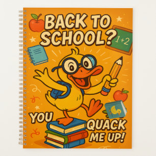 Back to School Cute Duck Cover for Teach Planner