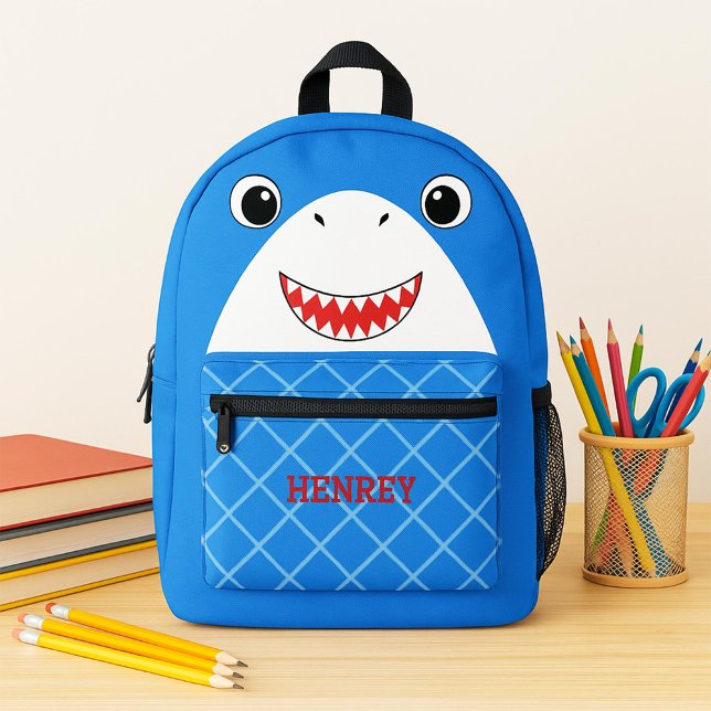 Back to School Cute shark Backpack for Kids  (Back to School Cute shark Backpack for Kids)