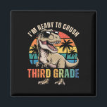 Back To School Dinosaur Boy I'm Ready To Crush Thi Magnet<br><div class="desc">Back To School Dinosaur Boy I'm Ready To Crush Third Grade - Copy</div>