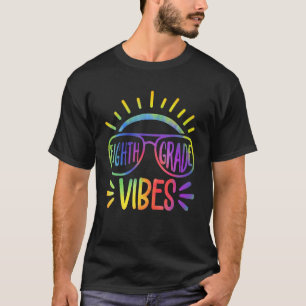 Back To School Eighth Grade Vibes Student Teacher T-Shirt