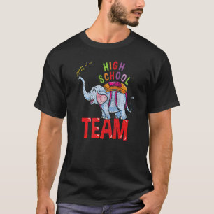 Back To School Elephant High School Team Vintage T-Shirt