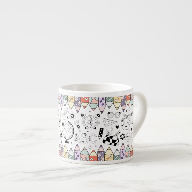 Back To School Espresso Cup (Front Right)