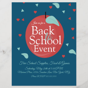 Back to School Event Fruit Apple  Flyer