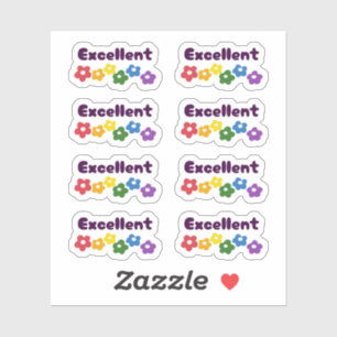 Back to School "Excellent" Stickers