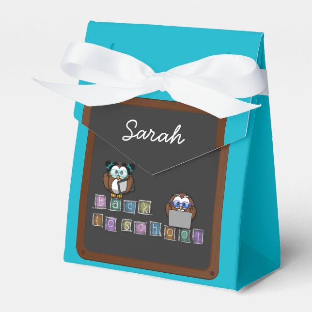 back to school favor box (Front Side)