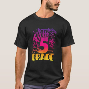 Back To School Fifth 5th Grade Teacher Girls Graff T-Shirt