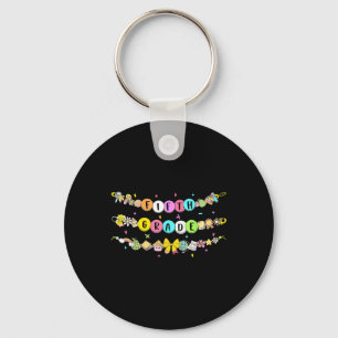 Back To School Fifth Grade Bracelet Teachers Stude Keychain