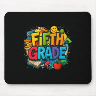 Back To School Fifth Grade Team Happy First Day Of Mouse Pad