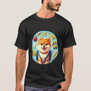 Back To School Finnish Spitz Dog Boy Girl Student T-Shirt