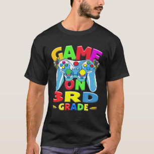 Back To School First Day Game On 3Rd Grade Video G T-Shirt