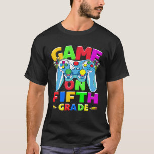 Back To School First Day Game On Fifth Grade Video T-Shirt