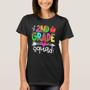 Back To School First Day Of 2nd Grade Squad Teache T-Shirt