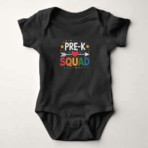 Back to School First Day of Pre-K Preschool Baby Bodysuit
