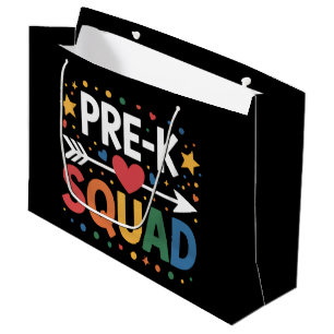 Back to School First Day of Pre-K Preschool Large Gift Bag