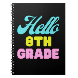 Back to School, First Day Of School Notebook